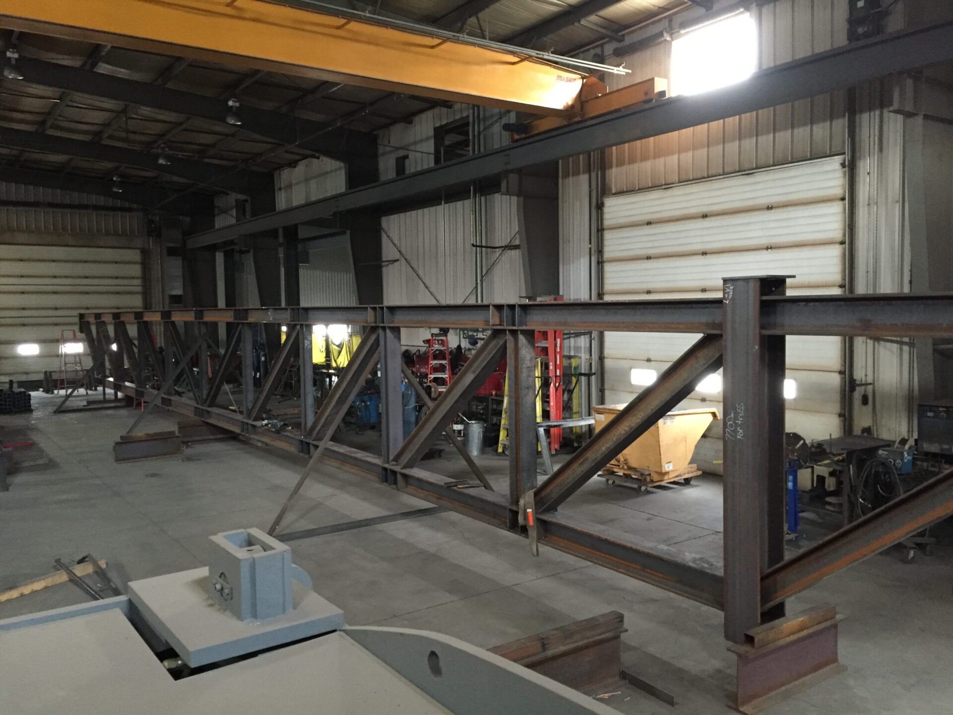 Fabricated Trusses for Medicine Hat Highschool