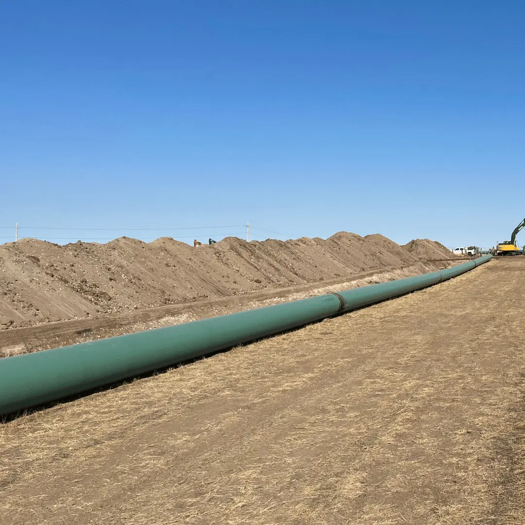 Pipeline for waterline